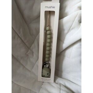 mushie 100% Silicone Baby Pacifier Clip BPA Free | Hera Sage